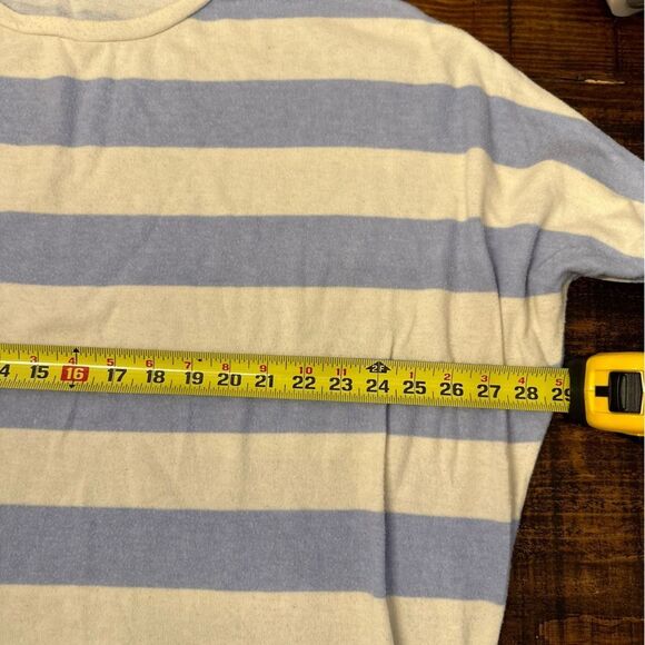 Promesa Striped Batswing Sleeve Oversized Knit Top - Picture 4 of 4